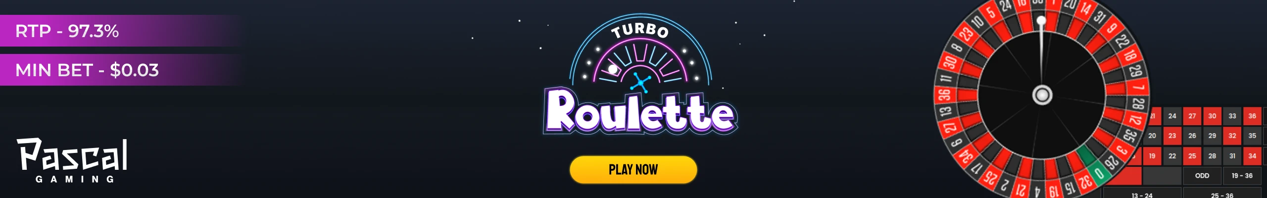 Roulette Pascal_Table_CLP_08/26