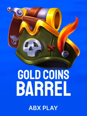 Gold Coins Barrel